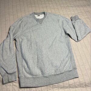 J.Crew Grey Crewneck Sweatshirt Heritage 14 oz XL Tall Men's